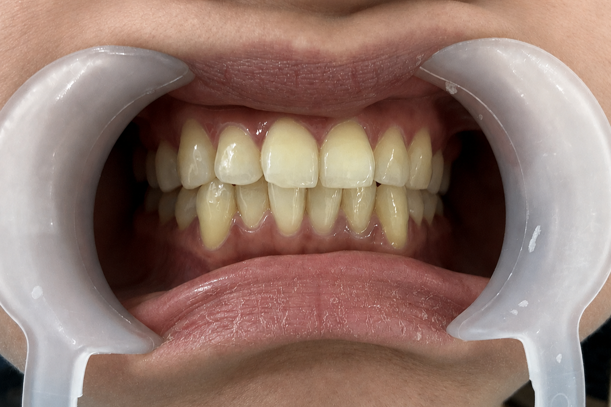 Before veneers treatment